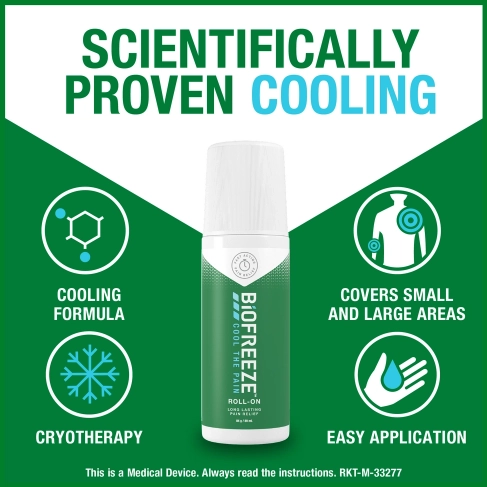 BioFreeze Pain Relief Roll on - 89ml